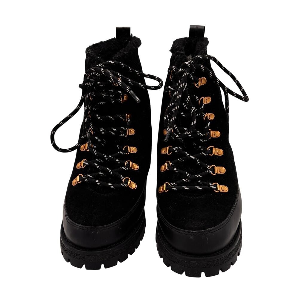 Tory Burch Women's Thea Lugg Suede Boots 9 M - Picture 2 of 8